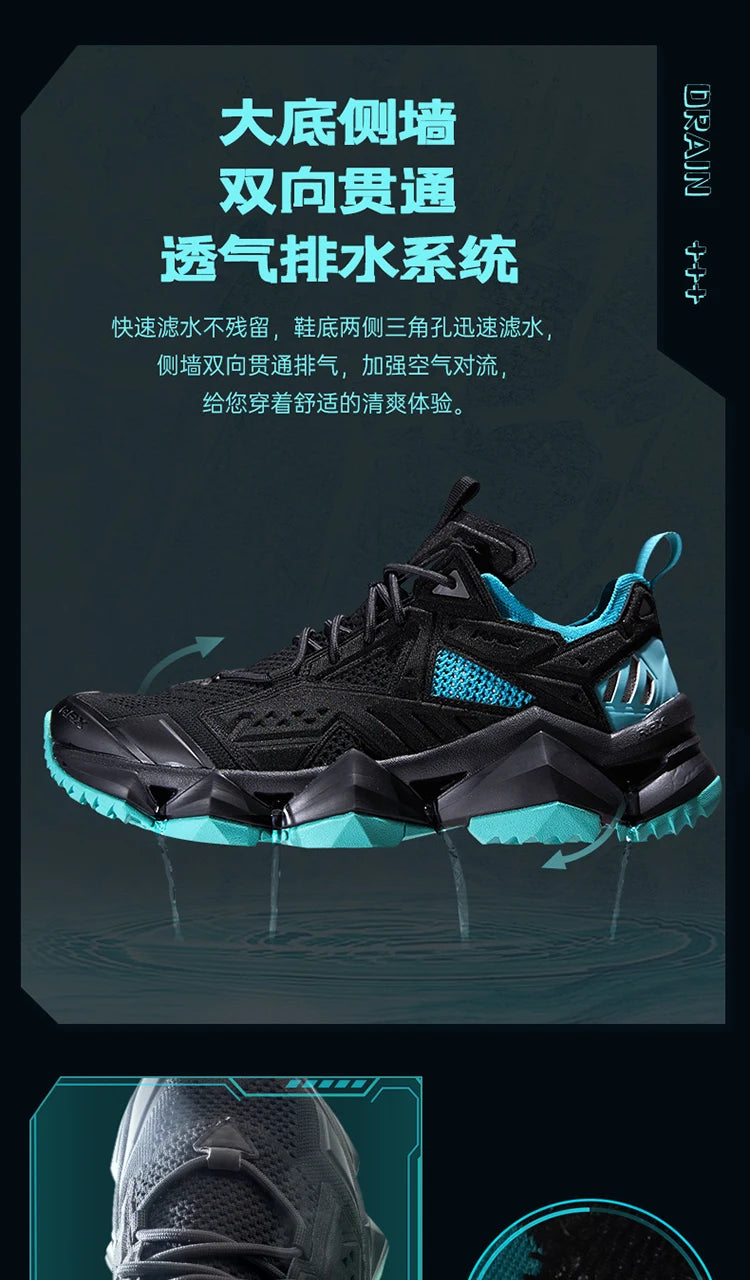 Rax Men Waterproof Hiking Shoes Breathable Hiking Boots/Outdoor Trekking Sports Sneakers Tactical Shoes