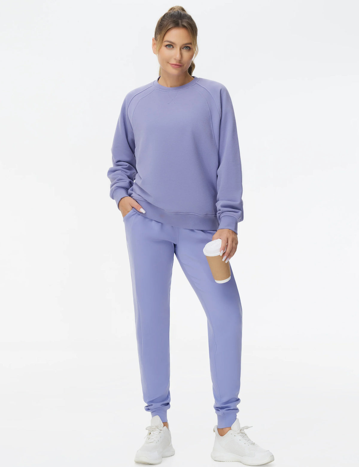 THE GYM PEOPLE Women's Workout Joggers Leggings Drawstring Running/Lounge Sweatpants Tapered Pants with Pockets