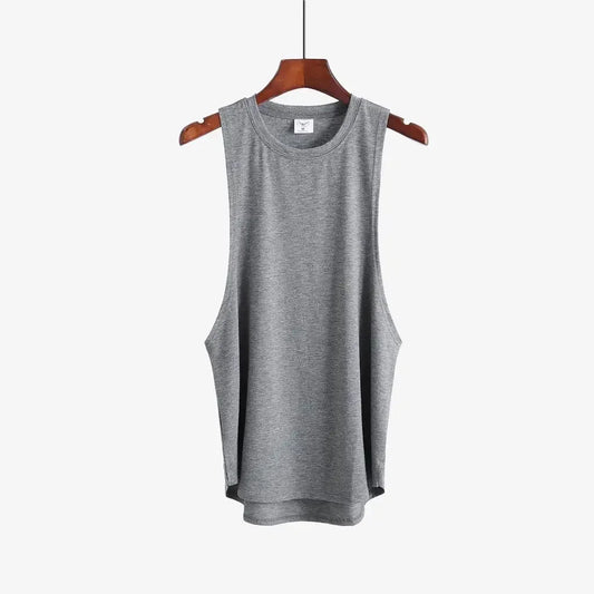 Fitness clothing blank sleeveless shirt men's gym stringer tank top bodybuilding/tank top men sportwear undershirt