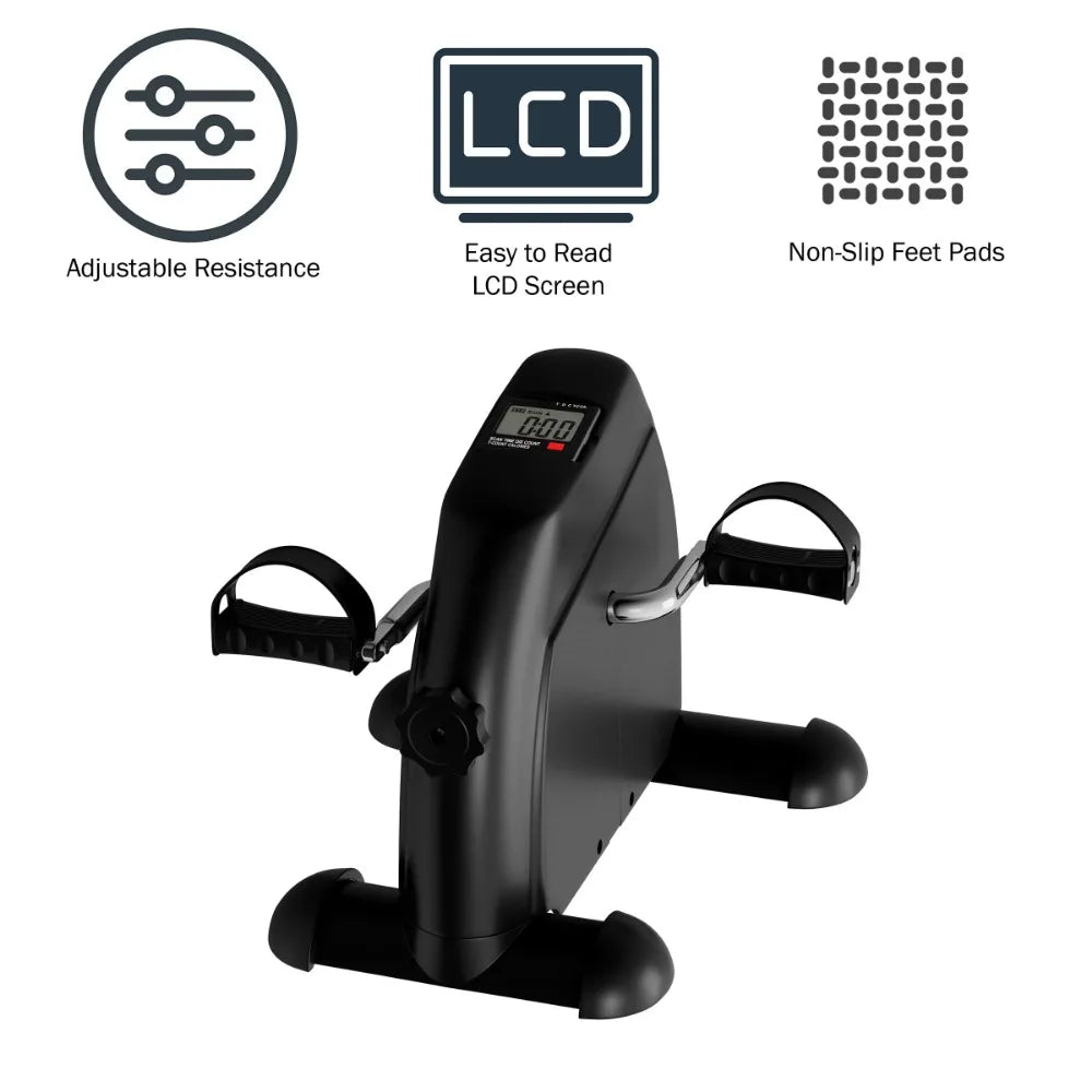 Fitness Under Desk Bike and Pedal Exerciser/With Calorie Counter Sport Gym Equipment