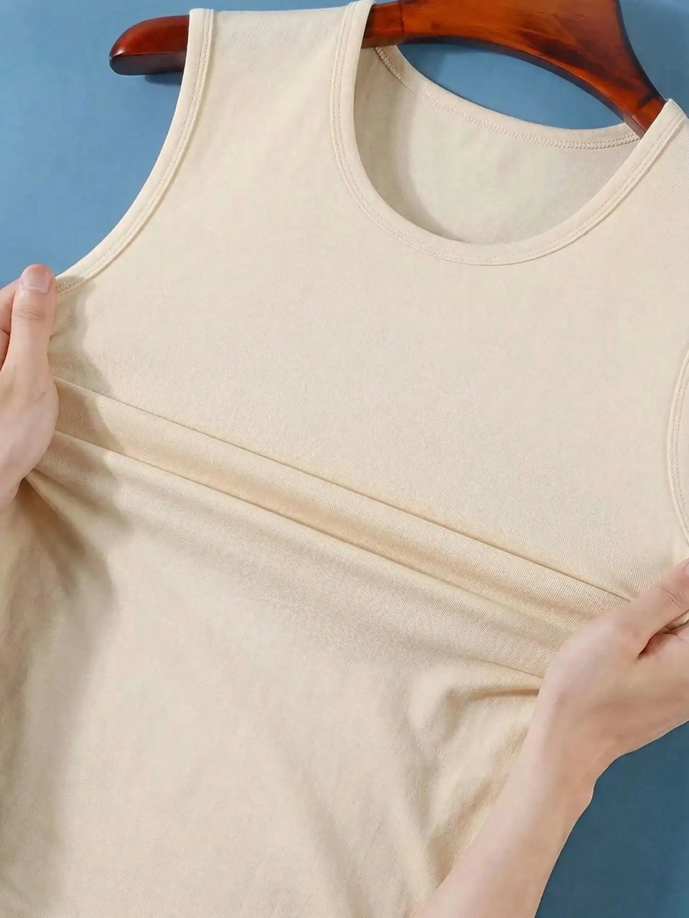 Men's Solid Color Tank Top Slim Fit U-Neck Sleeveless T-Shirt Basic/Casual Vest For Men Gym Workout Summer Streetwear Tops