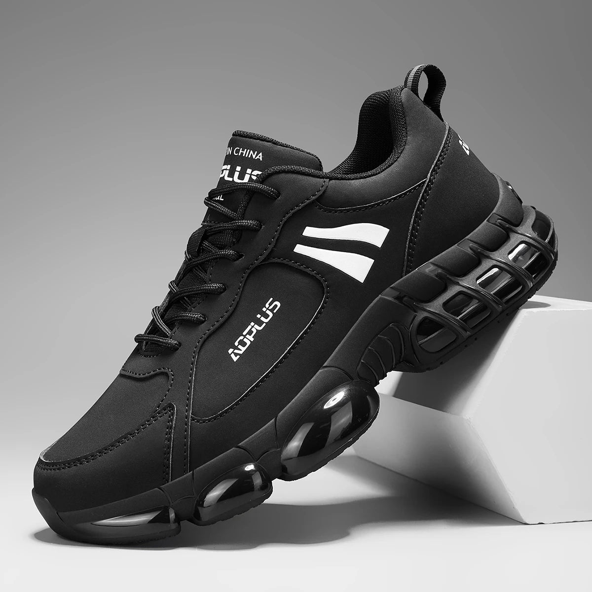 Four Seasons' new classic comfortable thick-soled anti-slip shoes with added height/for couples are durable have high elastic