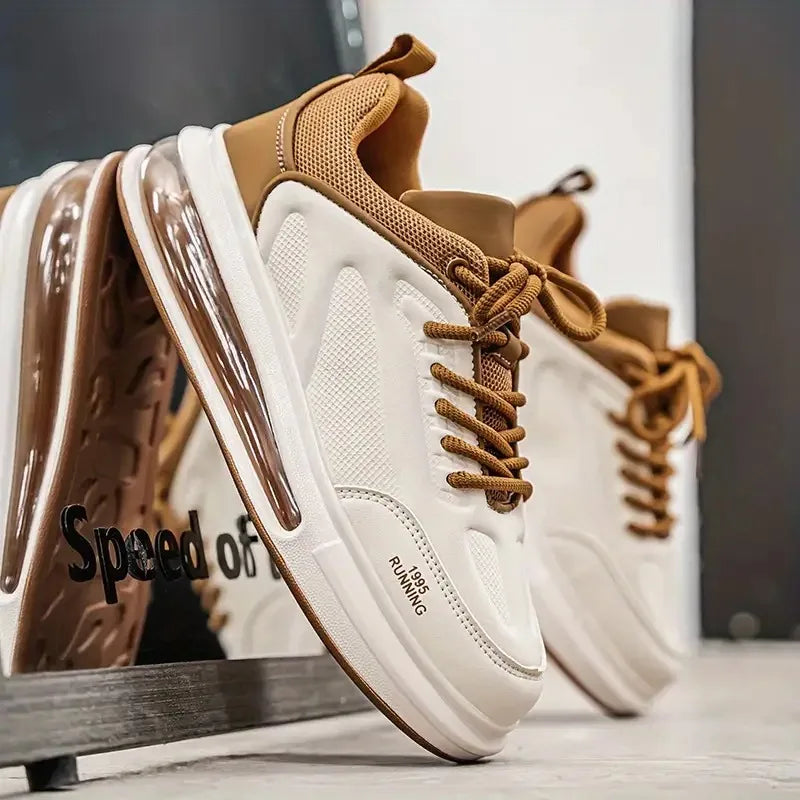 Men's fashionable street skate shoes couple's style comfortable/anti-slip laced casual sports shoes, suitable for men's outdoor