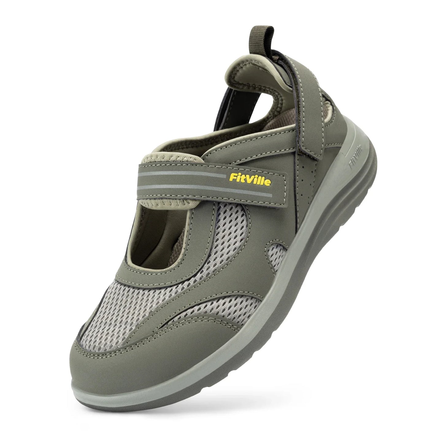Women's Sandals Mary Jane Casual Shoes Widened Toe For Swollen Feet/Lightweight Breathable Outdoor Elderly Shoe Sandals
