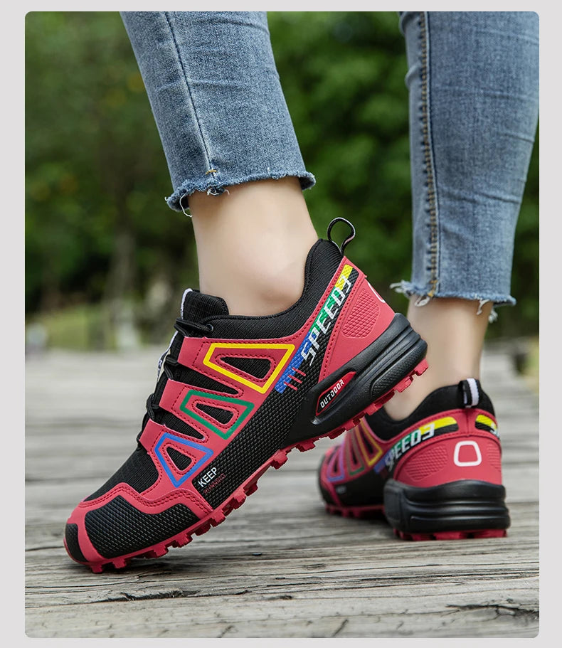 Women's Hiking Shoes Waterproof Outdoor Sports Shoes Women's Walking/Travel Sports Shoes Bicycle Sports Shoes Running Shoes