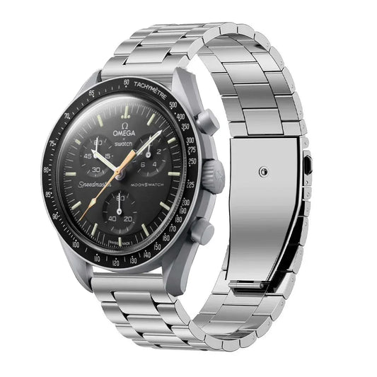 20mm Stainless Steel Strap For Omega X Swatch Joint Moon watch/Metal Folding Buckle Wristband Bracelet For Moon watch Accessory
