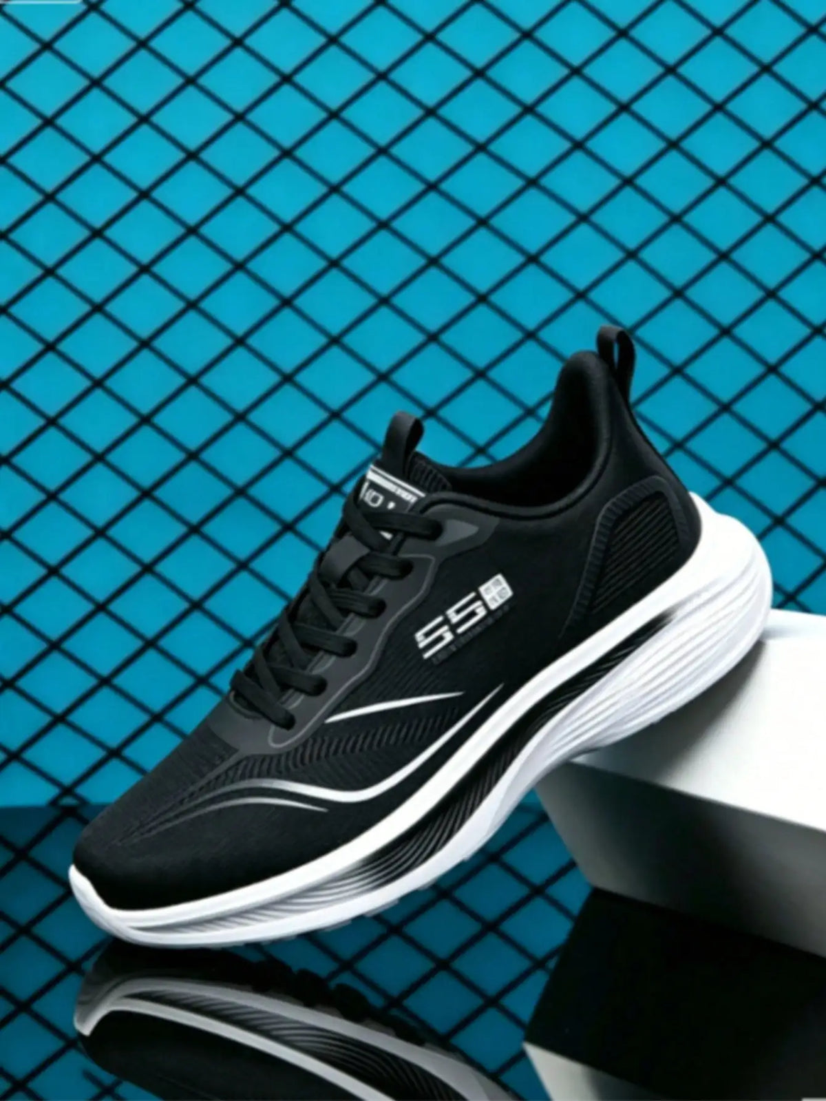 Lightweight Breathable Men's Running Shoes With Shock-Absorbing Sole/Non-Slip Wear-Resistant, Perfect For Daily Workouts