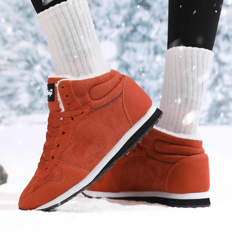 Winter Women Boots Casual Warm Ankle Boots Shoes Sneakers Winter/Plush Fur Woman Footwear Comfortable Platform Snow Boots