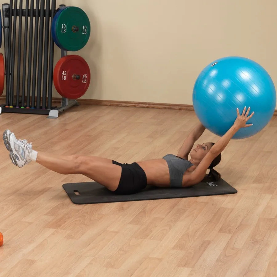 Exercise Stability Balls 29.5" x 29.5" x 29.5", Anti-burst, Suitable for Light/and Home Use Yoga Equipment Includes Hand Pump