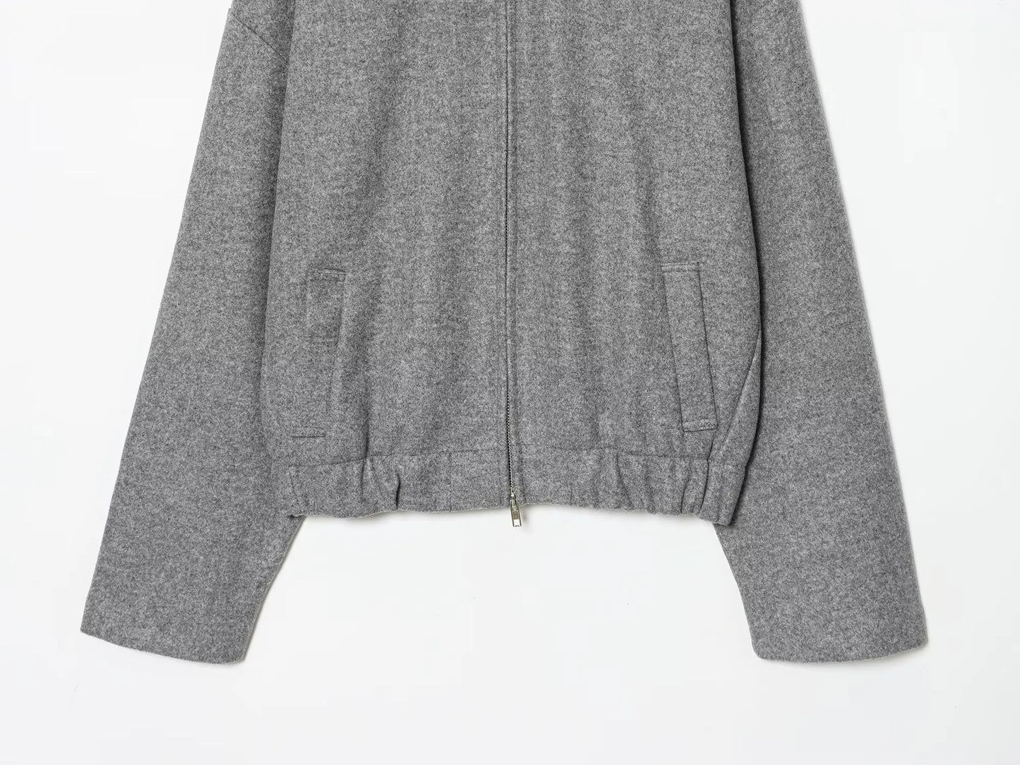 Women's Loose Stand Collar Jacket Coats Long Sleeve Zip Up Pockets/Streetwear Autumn New  Lady Casual Solid Outerwear