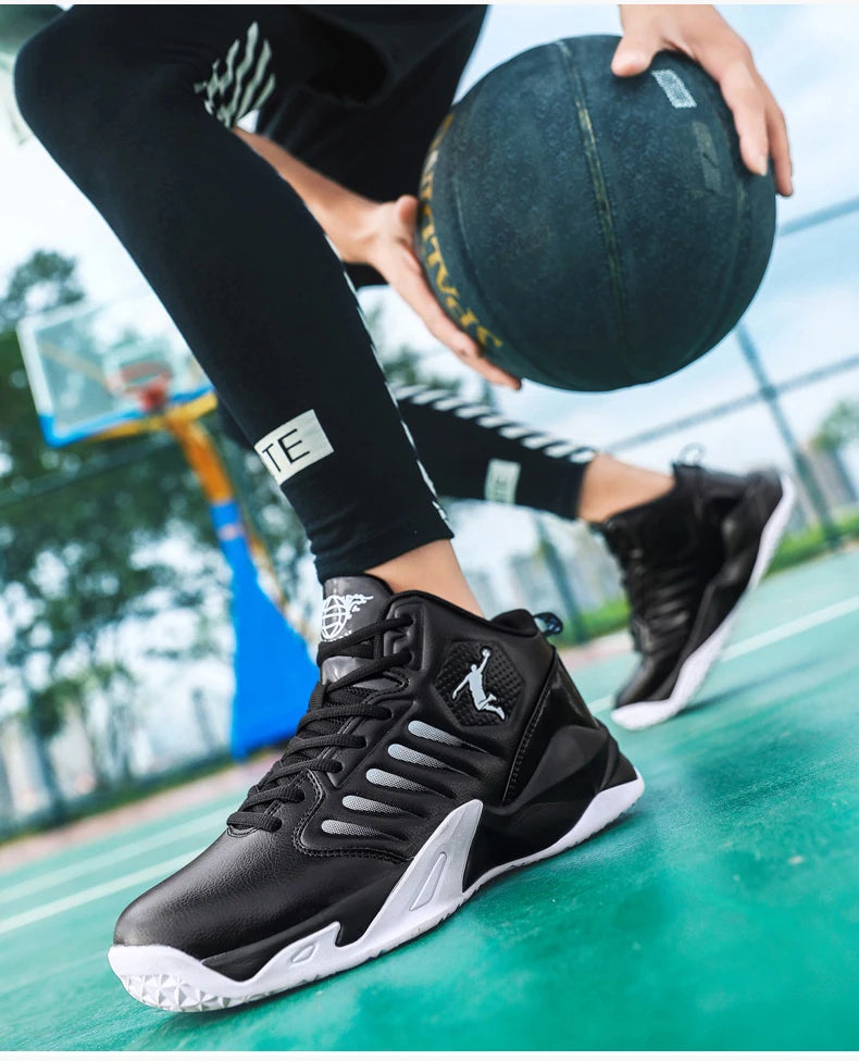 Men's Basketball Shoes Lightweight Breathable Sneakers/Anti Slip Sports Shoes for Running Walking Sneakers