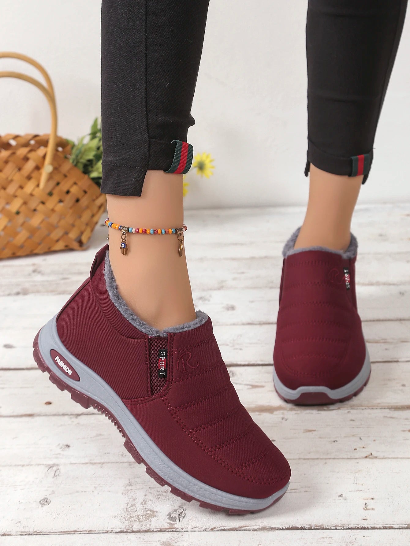 Women's shoes Autumn winter Casual cotton Warm/Wear Resistant Chunky Sole Affordable Free shipping