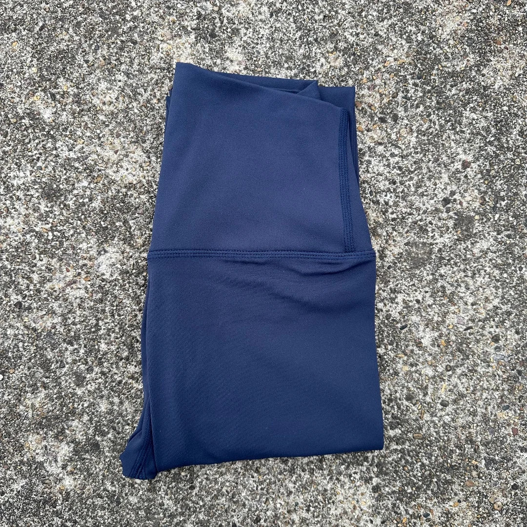Solid Color Back Waist Pocket High Waist Yoga Legging Women/Sport Cropped Pants Butter Athletic Gym Comprehensive Training Jog
