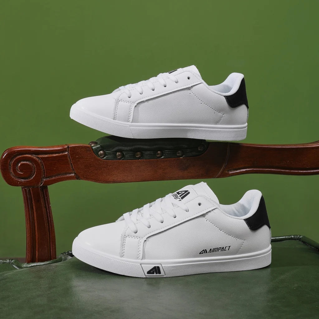 Women's High-Top Platform Sneakers w/Vulcanized Sole White Casual Sport Shoes/for A/W Seasons Streetwear & Daily Use Fashion