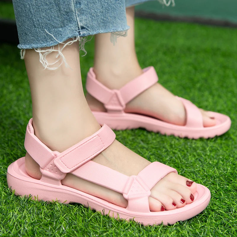 Women's Sandals Fashion Trend Anti-slip Wear-resistant Lightweight/EVA Flat Sandals for Women Outdoor Beach Shoes for Women
