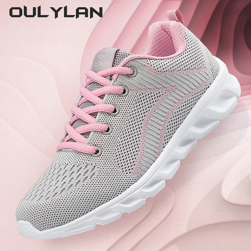 Women New Lightweight Soft Sole Sneakers Outdoor Sports/Casual Shoes Women's Mesh Comfort Running Shoes