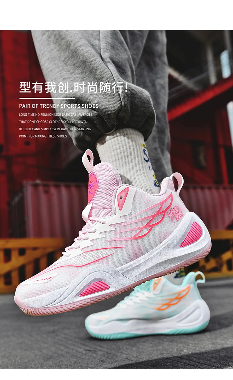 High Quality Sneakers Men Basketball Shoes Light Sports Shoes/Trainer Women Breathable Athletic Outdoor