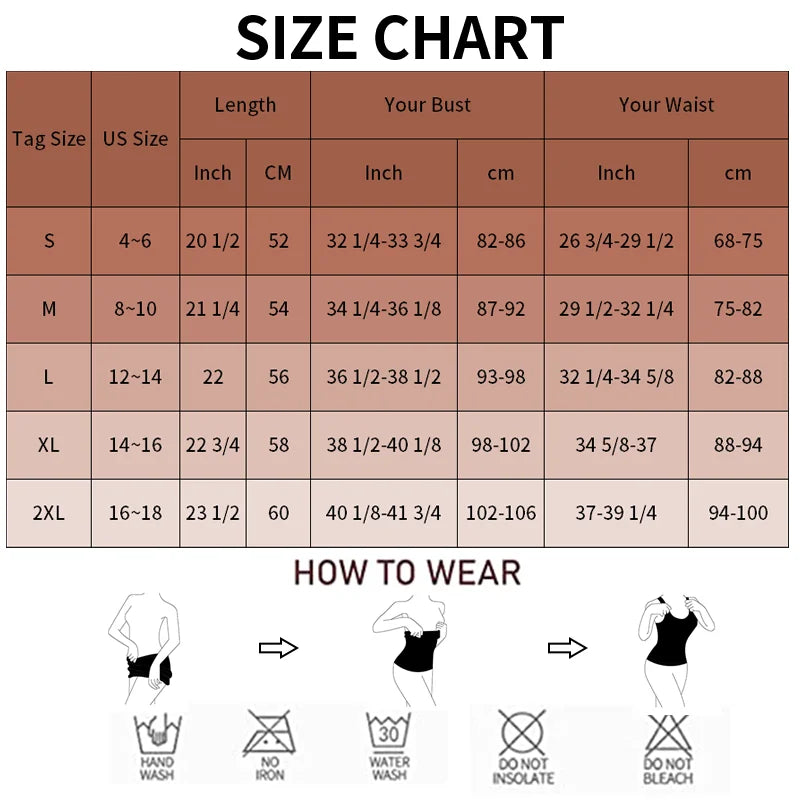 Shapewear For Women Seamless/Waist Trainer Tanks Tops Bodysuit With Bra