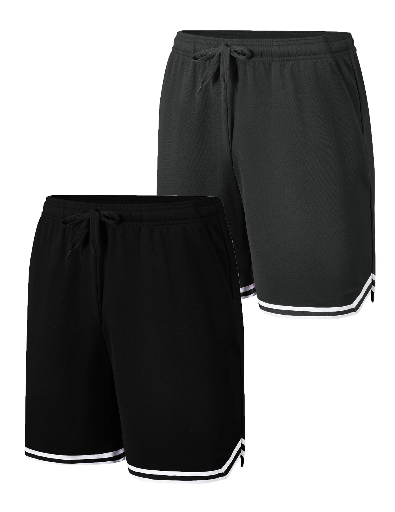 2-piece men's sports shorts lightweight breathable/fast drying fitness training running shorts