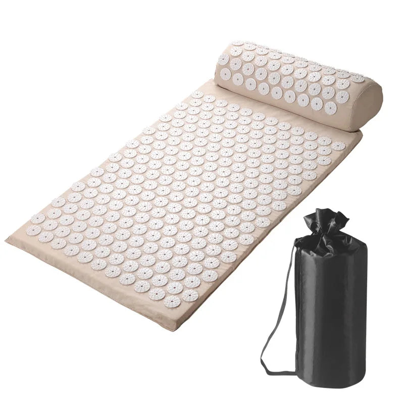 Massager Mat Shakti Mat Massage Yoga Mat Acupressure Relieve Stress/Back Body Pain Spike Mat Acupuncture Massage Cushion