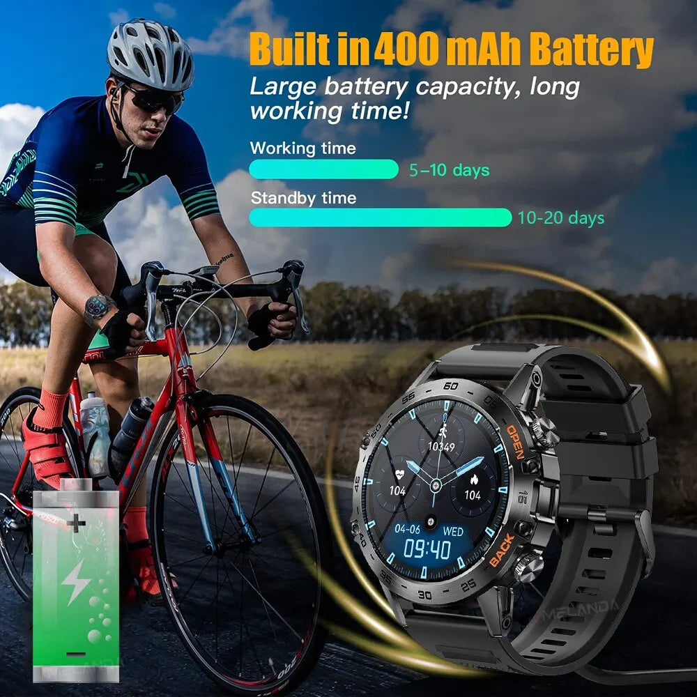 Xiaomi Mijia Bluetooth Call Smart Watch Outdoor Sports Fitness/Heart Rate Health Monitoring Smartwatch for Android IOS Phone