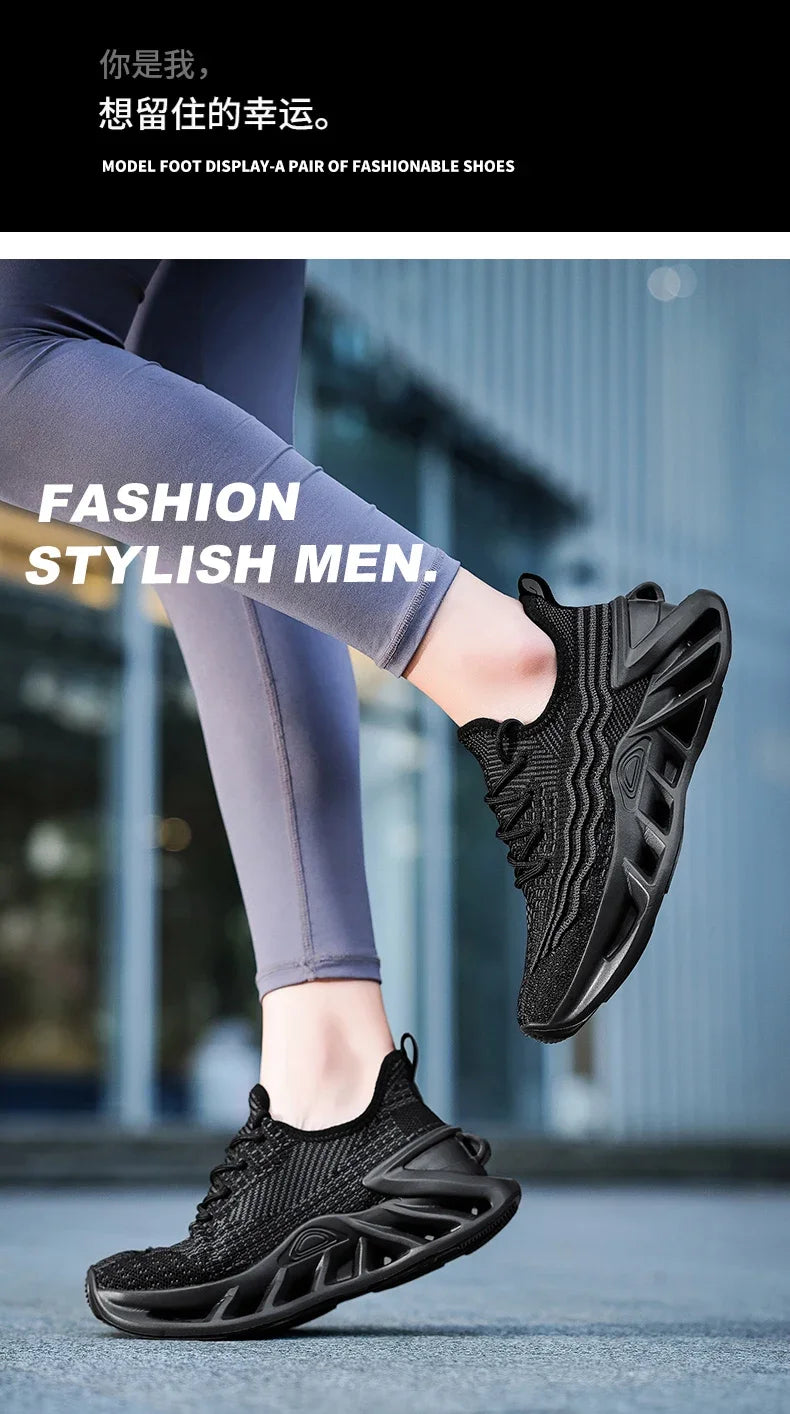 YRZL Sneakers Women Running Shoes Breathable Mesh Comfortable/Athletic Sneakers for Men Non Slip Sports Shoes for Woman