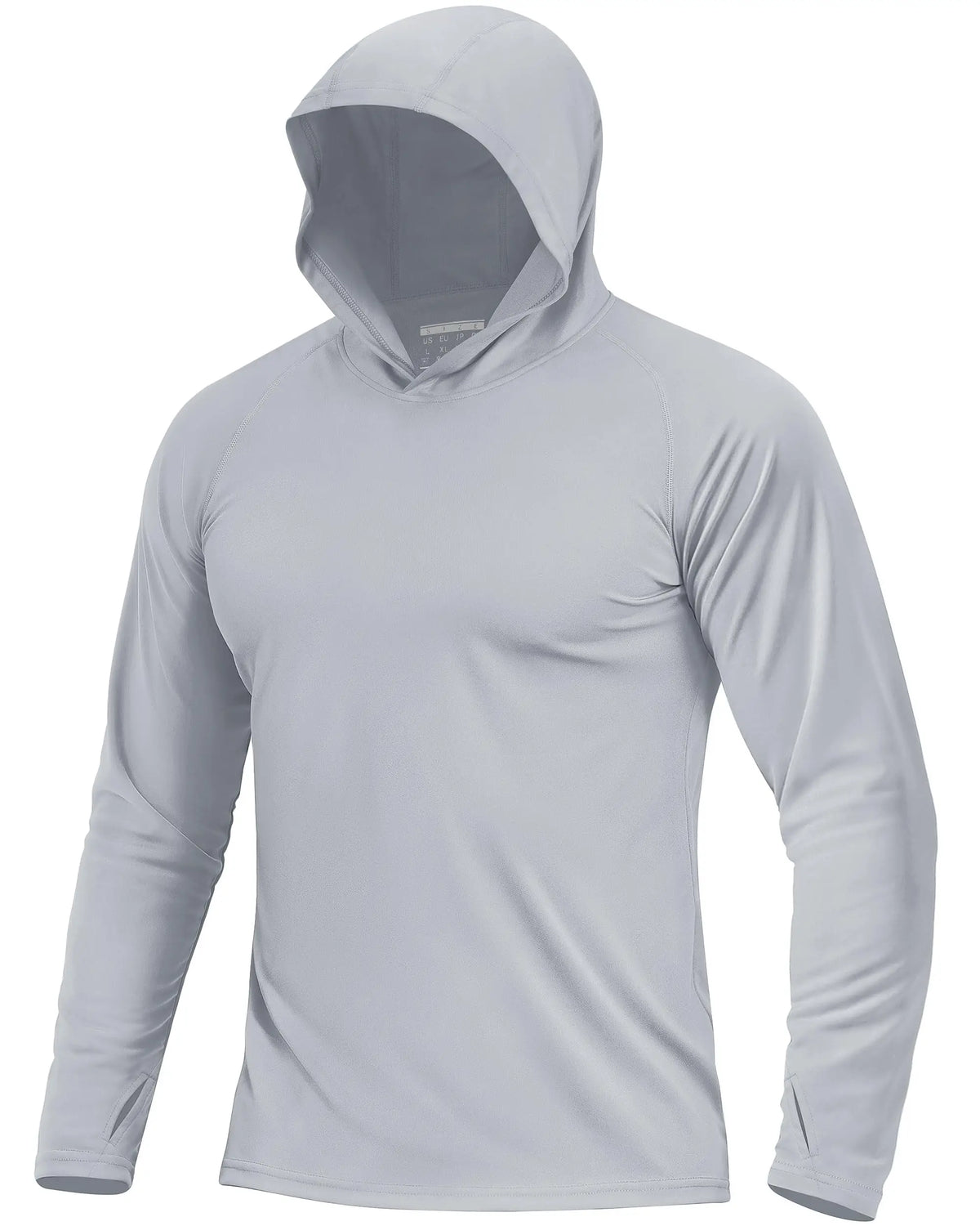 Men's UPF 50+ Sun Protection Hoodie Shirt Long Sleeve Quick Dry/Fishing Shirt Lightweight Outdoor Hiking Workout T-Shirt