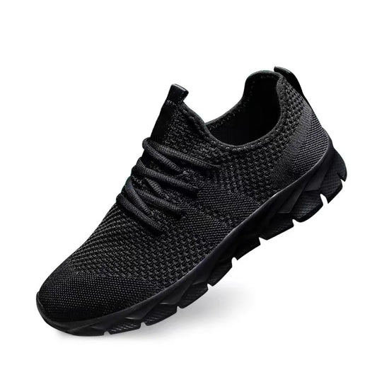 Men's shoes Four Seasons new plus size Flying weaving/Lightweight Breathable Casual Sports Shoes Soft Sole Outdoor Running Shoes