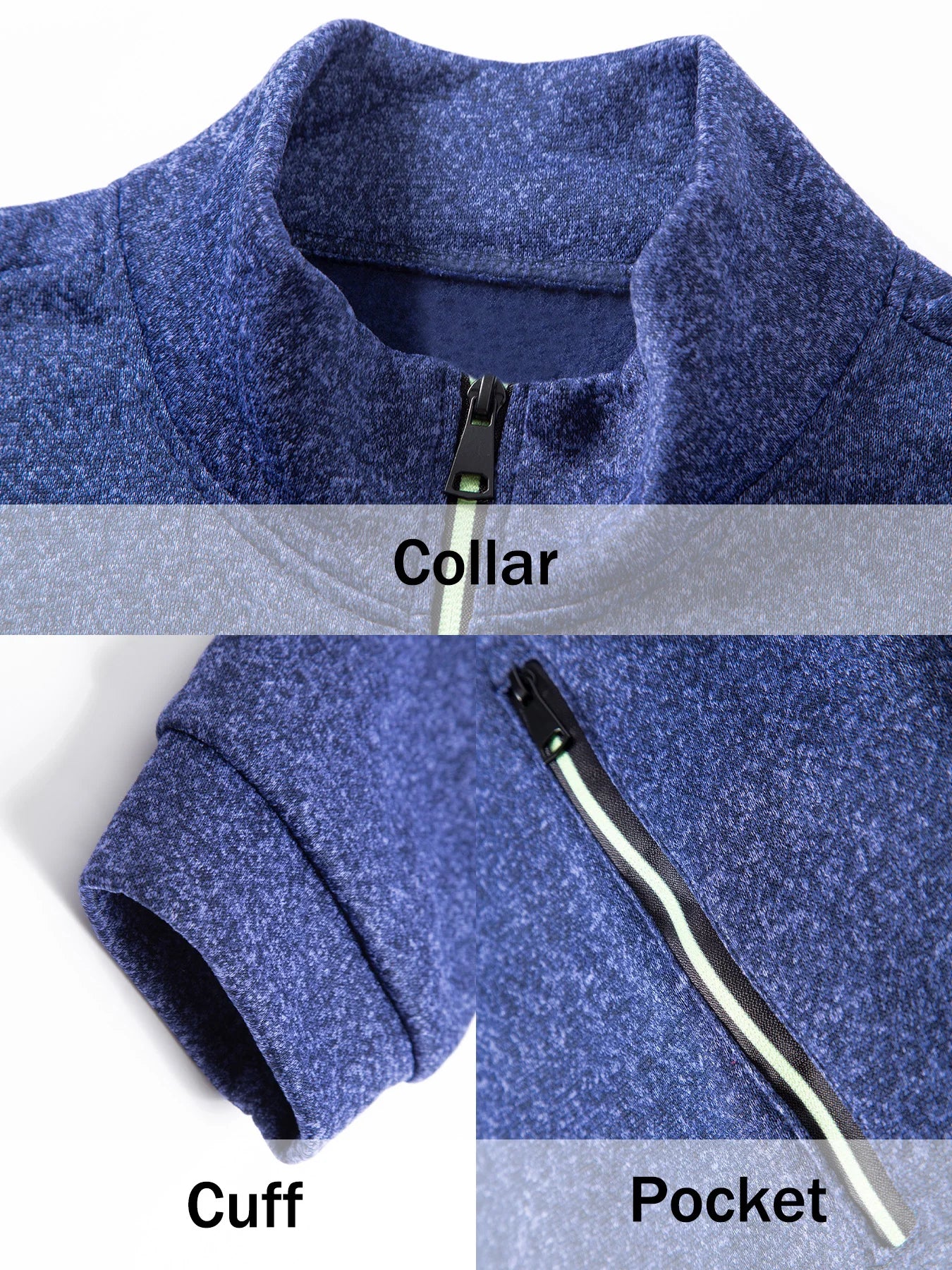 Men Running Track Jacket Contrast Trim Zip‑up Sports Coat Casual/Windproof Athletic Jacket Full Zip Stand Collar Workout Outerwear