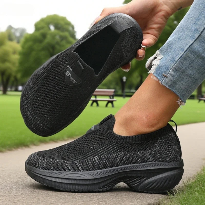 Walking Shoes for Women Lightweight Soft Sole Platform Mesh Sneakers/New Breathable Comfortable Versatile Women's Sneakers