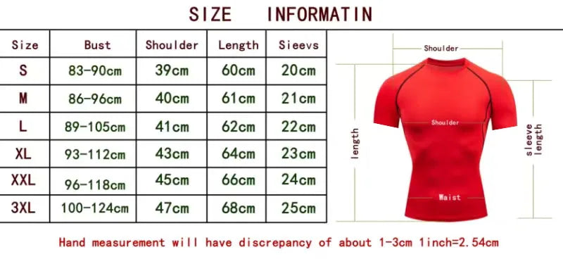 Summer Sports Tops Quick Dry Men's Compression Shirt Short Sleeve/Second Skin Gym Workout Short Fitness Running T-Shirt Men Wear