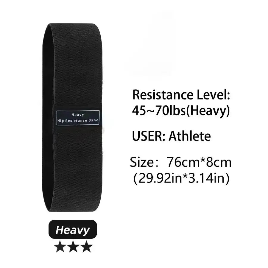Glute Thigh Elastic Workout Bands Fabric Resistance Hip Booty Bands/Squat Circle Stretch Fitness Strips Loops Yoga Gym Equipment