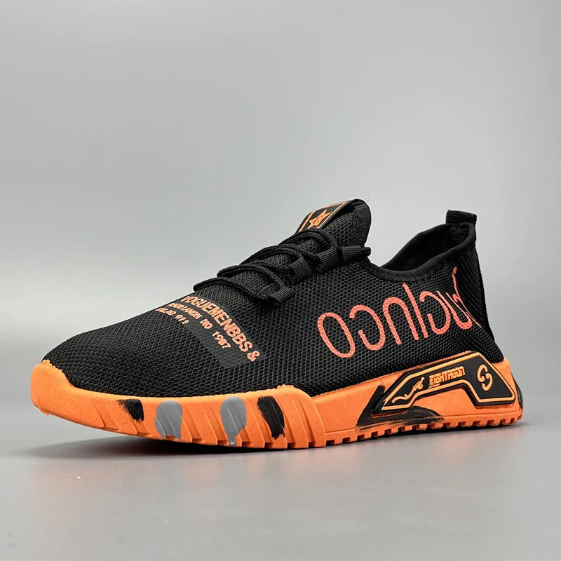 Men's lightweight sports shoes summer new breathable mesh/versatile men's shoes anti slip soft sole running shoes men's sneakers