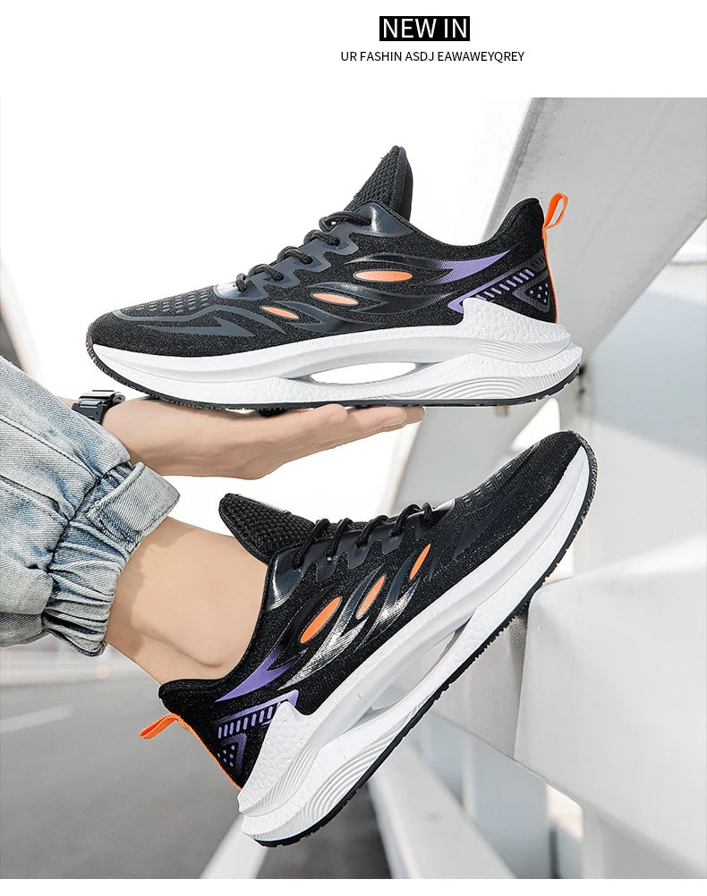 Men's Breathable Sports Shoes Spring New Mesh Casual Fashion/Versatile Trendy Men's Shoes Summer Running Shoes