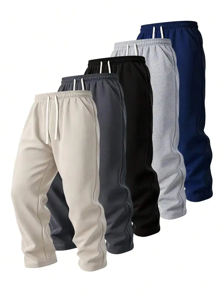 Men's Casual Loose-Fitting Sweatpants With A Drawstring Waist/To Fit Various Waist Sizes. Small, Practical Side And Back