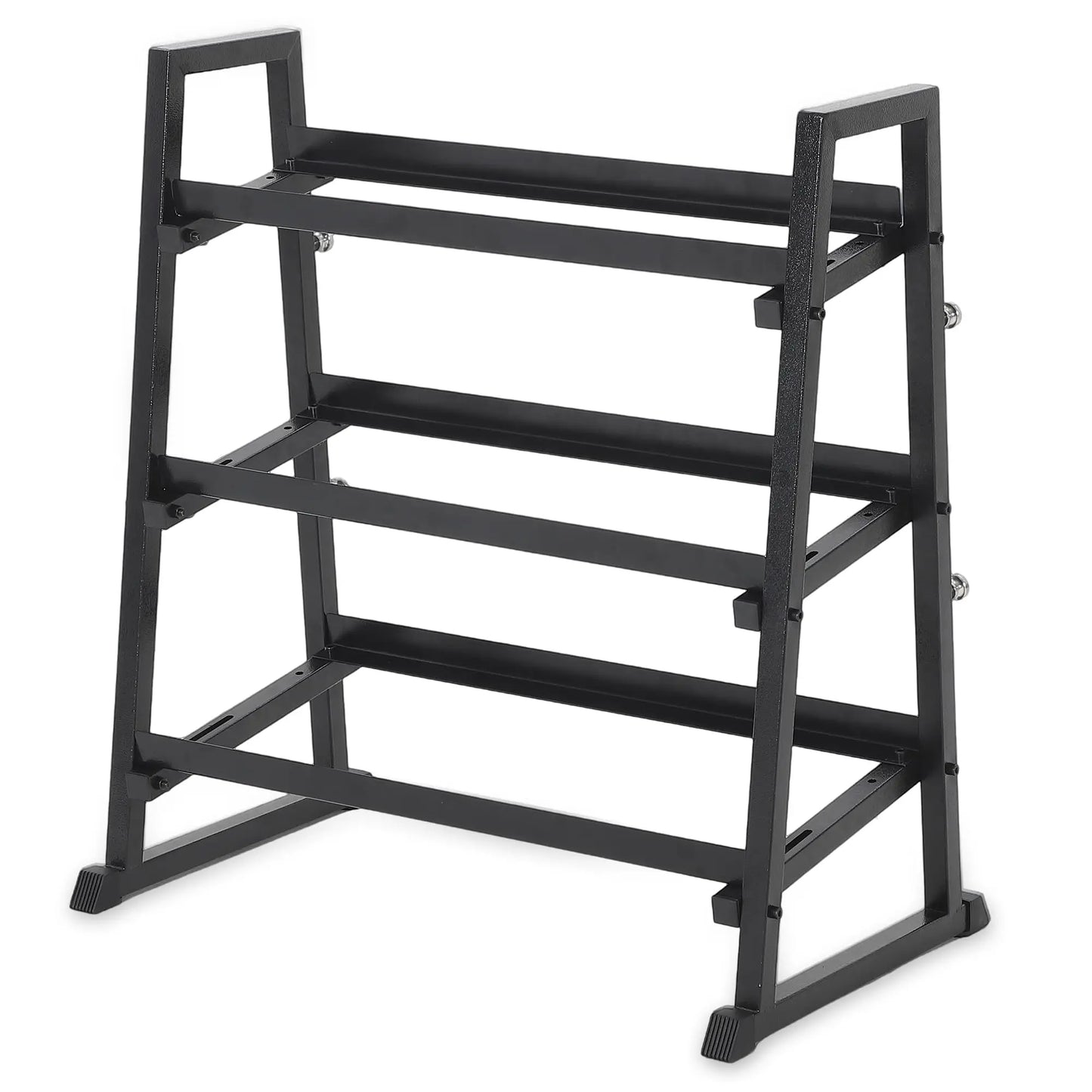 Dumbbell Rack 3 Tier Weight Rack For Home Gym Trapezoidal Frame/And H Frame Weight Stand For Dumbbells Kettlebells