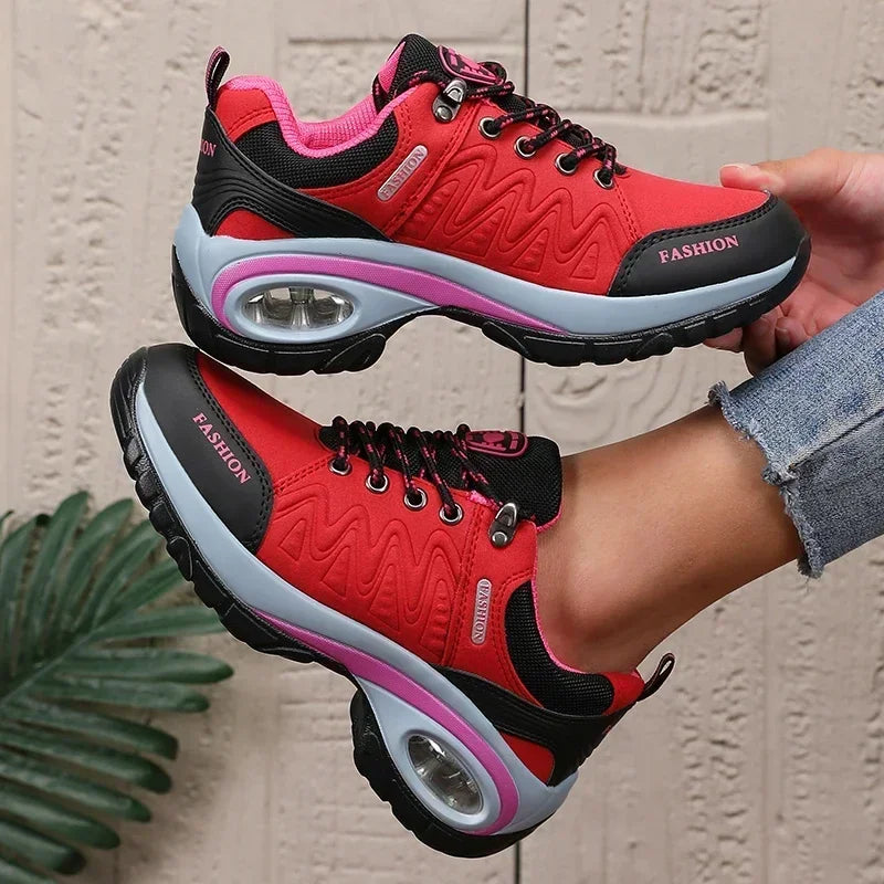 New Vulcanized Women's Shoes Fashionable Luxurious Design Breathable/Platform Shoes Comfortable Outdoor Hiking Women's Sneakers