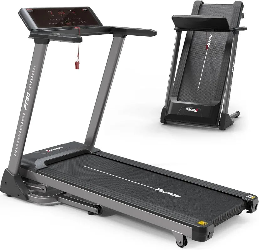 PT50 Treadmill with Incline Foldable Treadmills for Home with 25 Preset Programs/Heart Rate Monitor with Bluetooth Connectivity