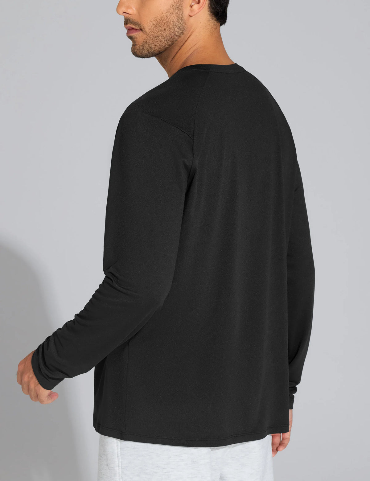 THE GYM PEOPLE Men's Long Sleeve Soft Workout Shirts UPF 50+/Lightweight Athletic Pullover Tops for Hiking Running Shirts