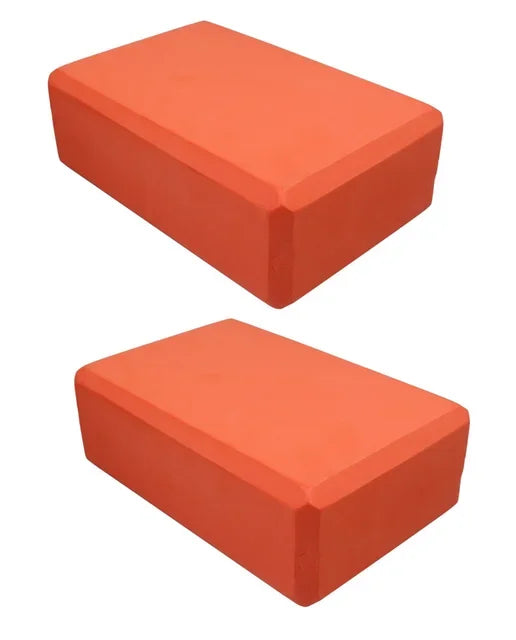 2PCS Yoga Block Brick Set Gym Foam Workout Aid/for Stretching & Fitness Training Yoga Blocks