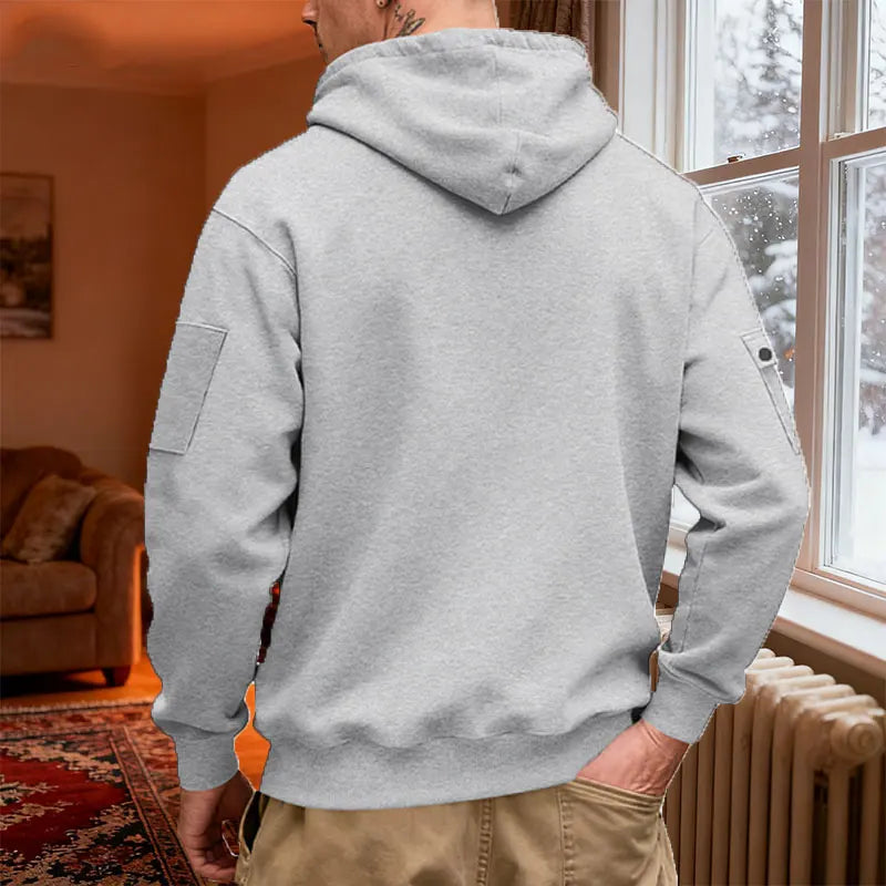 Men's Lightweight Insulated Winter Jacket With Hood Casual Windproof/Zipper Collar Jacket, Golf Windproof Hooded Jacket