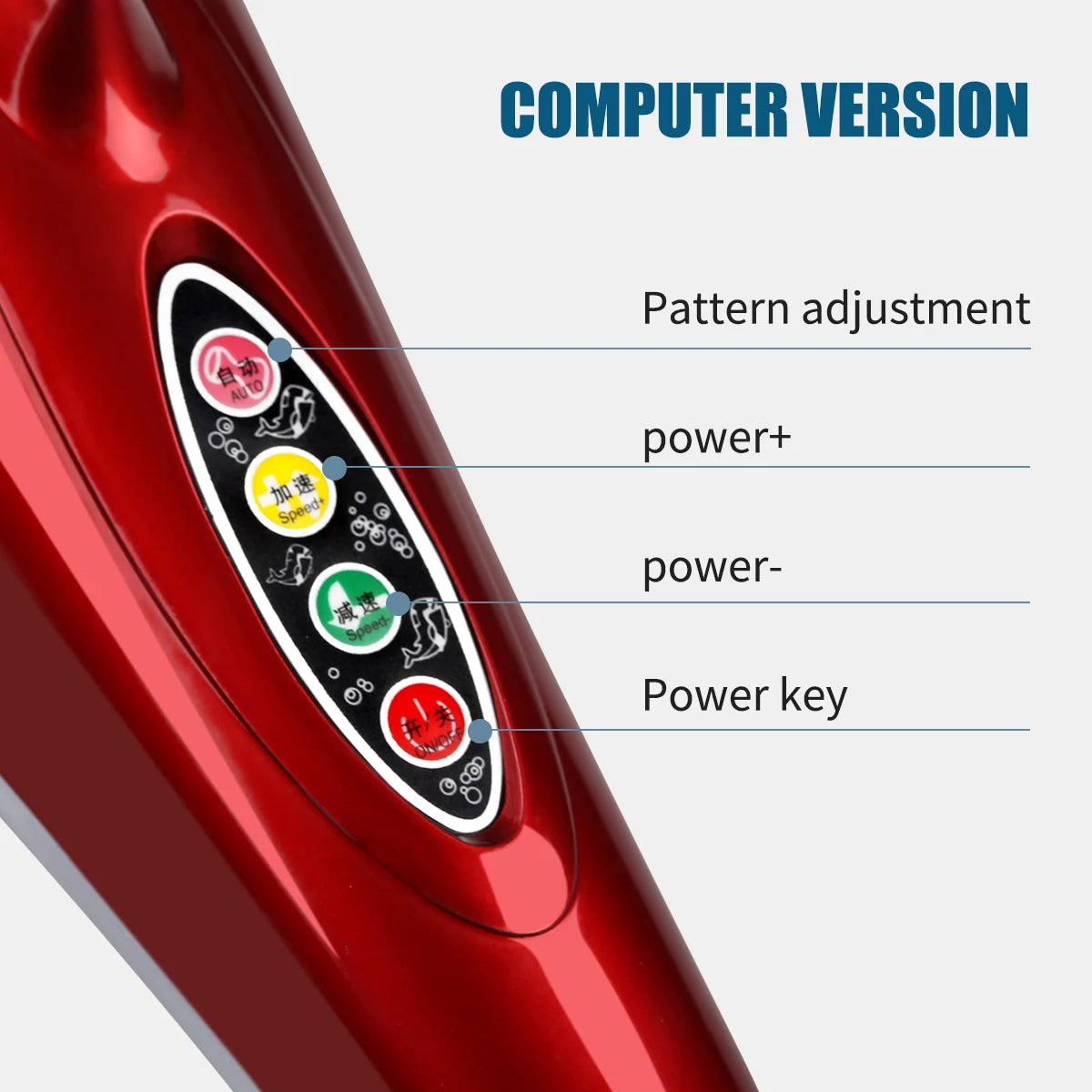 Dolphin Hammer Massager for Back Massage Vibration/Stick Roller Cervical Body  relax Massage Gun