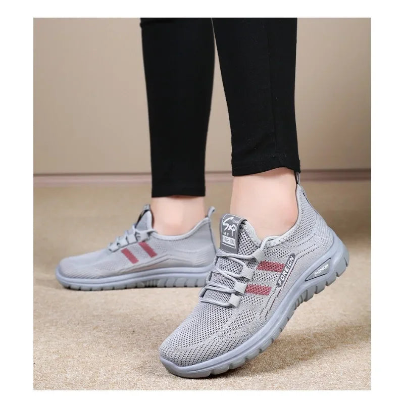 Spring Fashion Women's Shoes High quality Anti slip and Wear resistant/Sports Shoes Mesh Breathable Walking Shoes Designer