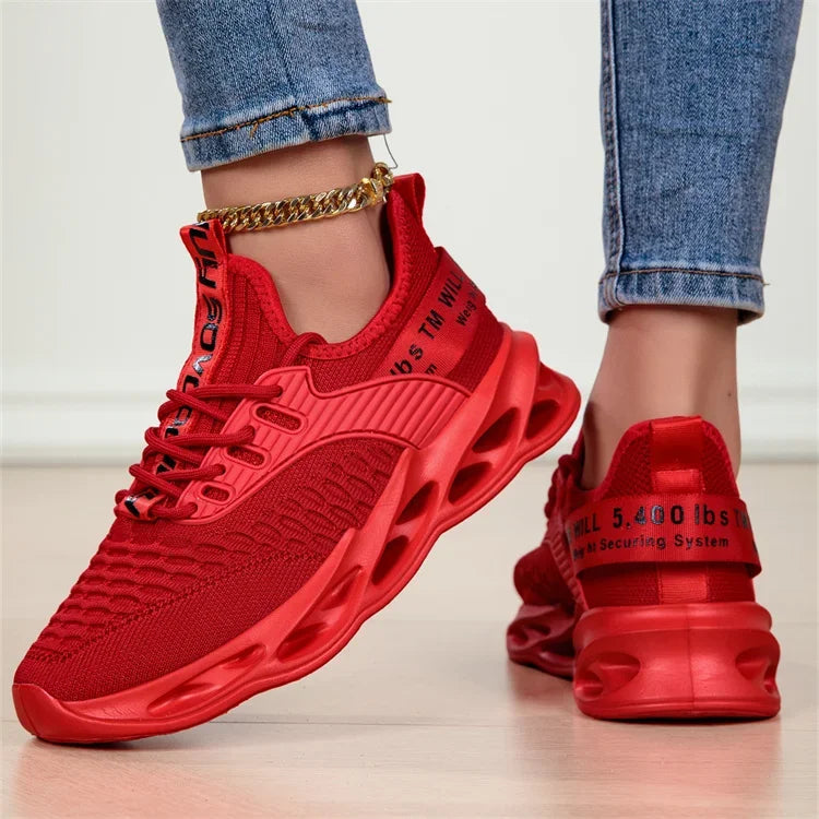 Hot Sale Pink Casual Sneakers Women Blade Shoes Big Light/Breathable Running Shoes Shoes Men Mesh Sports Sneakers