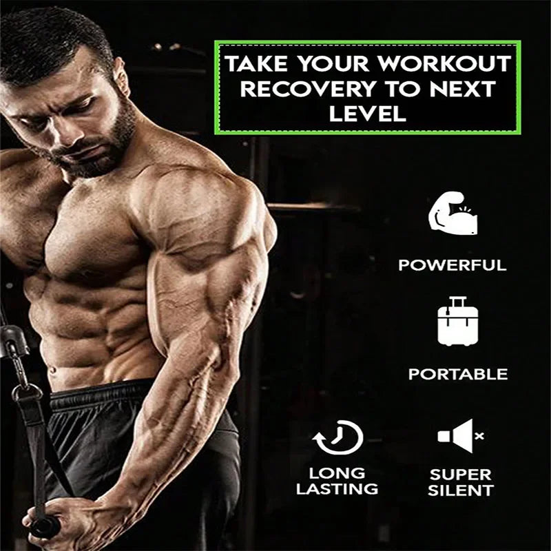 New Portable Fascia Gun Deep Tissue Massage Mini Lightweight/and Adjustable Speed Massage Equipment Suitable for the Whole Body