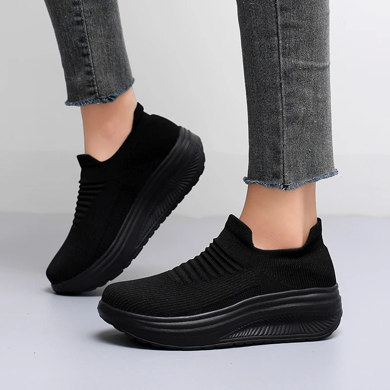 Shoes for Women Spring Autumn Breathable Fashion Platform Sneakers/Women Casual Women Shoes Loafers Walking