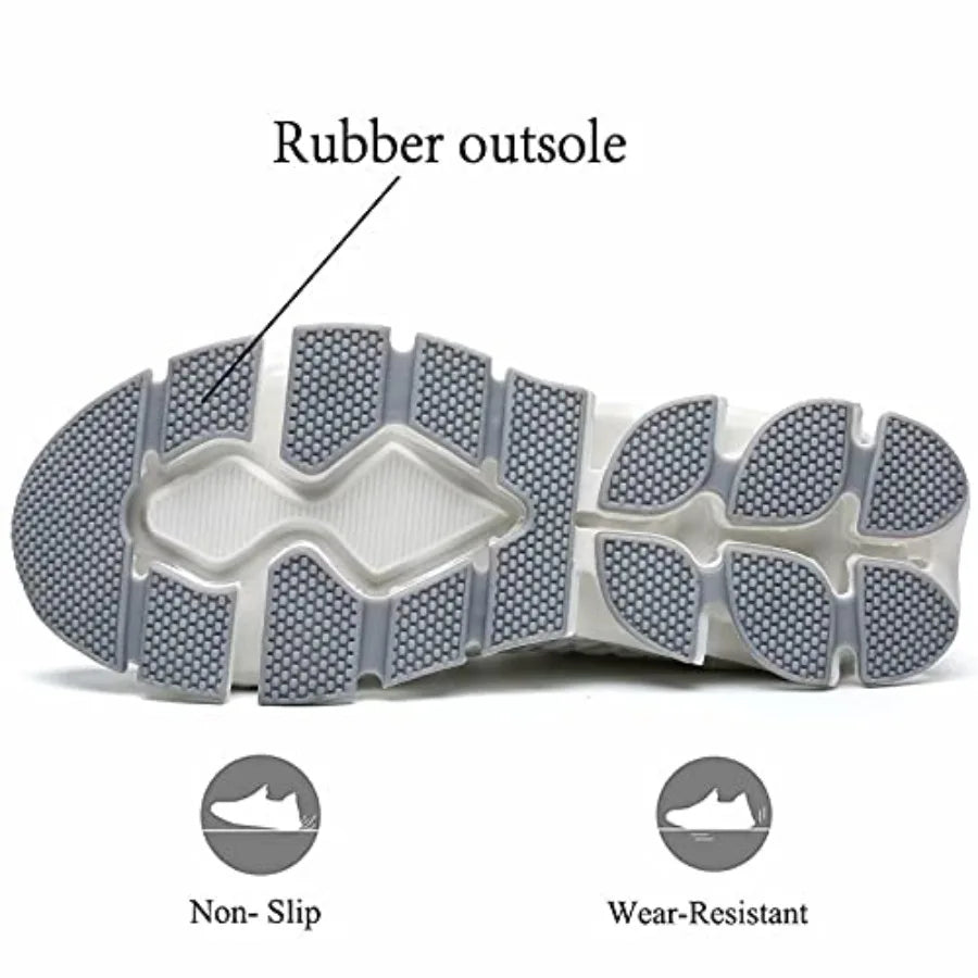 Men's Running Shoes Blade Tennis Walking Fashion Sneakers/Breathable Non Slip Gym Sports Work Trainers