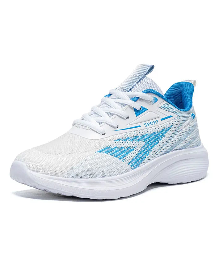 Women's sports running shoes are comfortable/lightweight walking exercise and non slip walking shoes