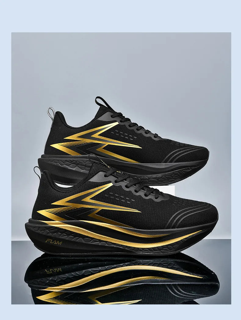 Men Running Shoes Speciality Marathon Sports Shoes Breathable/Lightweight Carbon Board Women's Trend Athletic Sneakers