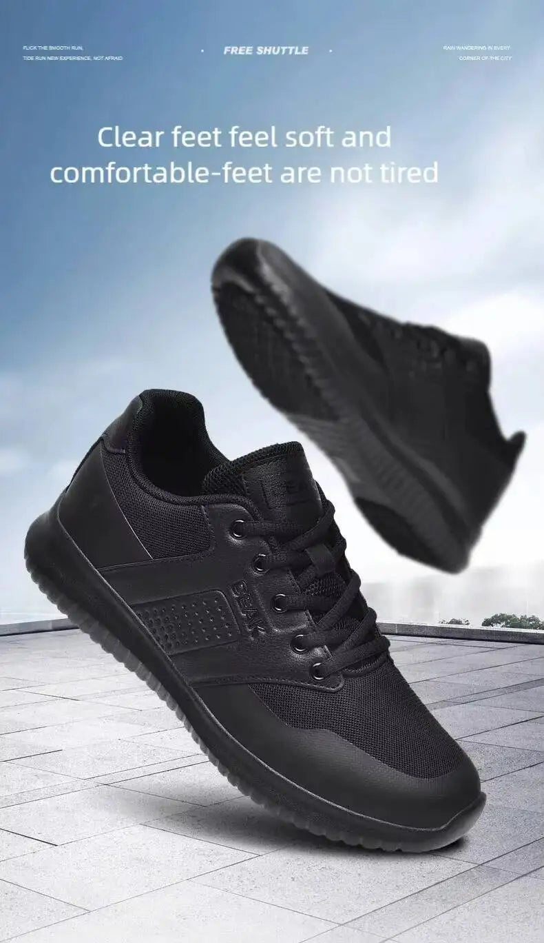 2026 Chef Non-Slip Four Seasons Breathable Hotel Work Light/Outdoor Men's Plus Size Casual Sports Walking Shoes